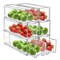 Sorbus Clear Stackable Pull Out Refrigerator Organizer Bins - for Kitchen, Refrigerator, Freezer, Organization and Storage